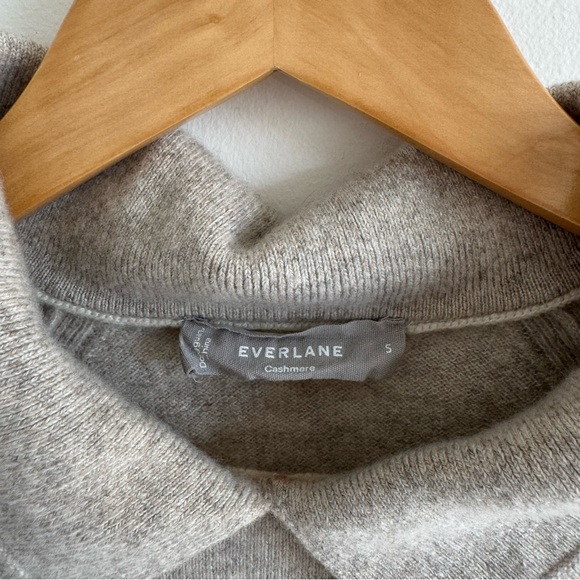 Everlane | 100% Cashmere Women's The Cashmere Collard Polo Sweater ~ Small - Picture 7 of 9